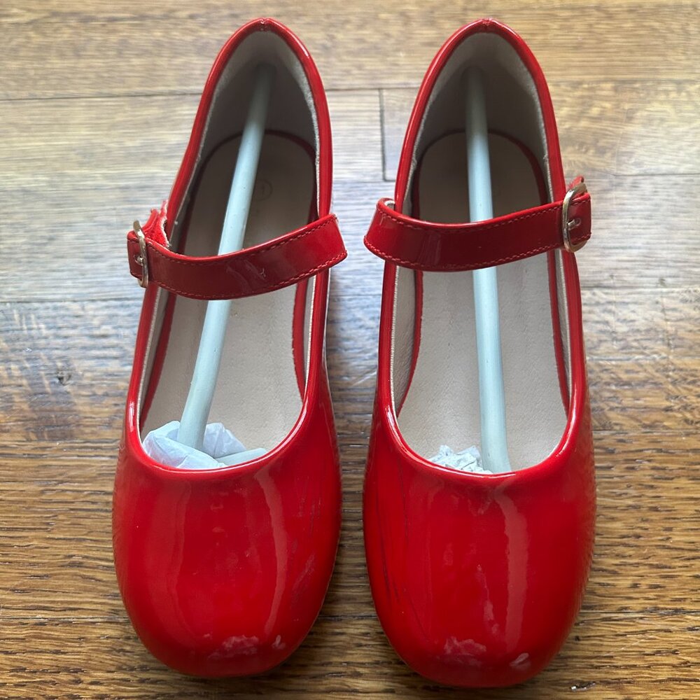 PANDANINJIA RED DRESS SHOES GIRLS 11